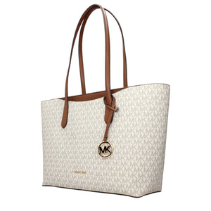 Michael Kors Beige Fabric Shoulder Bags