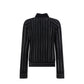 Balmain High-Neck Logo Sweater