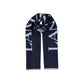 Lanvin Wool And Silk Logo Scarf