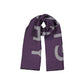 Givenchy Purple Virgin Wool Scarf