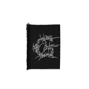 Givenchy Black Virgin Wool Scarf