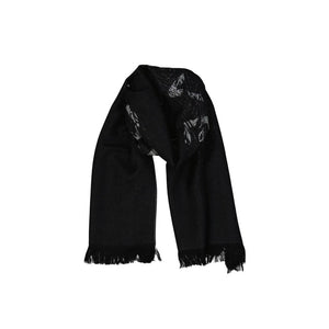 Givenchy Black Virgin Wool Scarf