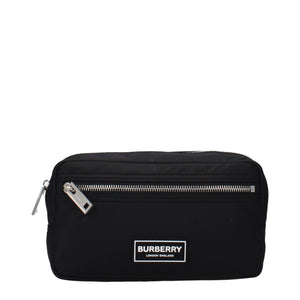 Burberry Black Nylon Clutch Bags