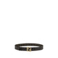 Fendi Brown Calf Leather Bos Taurus Regular Belt