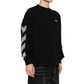 Off-White Black Cotton Sweatshirt