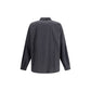 Balenciaga Black Wool Pattern Shirt
