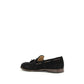 Brunello Cucinelli Black Calf Leather Bos Taurus Slip-On Loafers