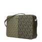 Michael Kors Green Fabric Crossbody Bag