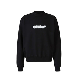 Off-White Black Cotton Sweatshirt