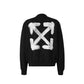 Off-White Black Cotton Sweatshirt