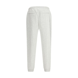 Brunello Cucinelli Gray Cotton Joggers (Workout Pants)