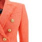 Balmain Orange Cotton Blazer