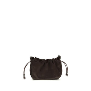 Brunello Cucinelli Brown Fur Shoulder Bag