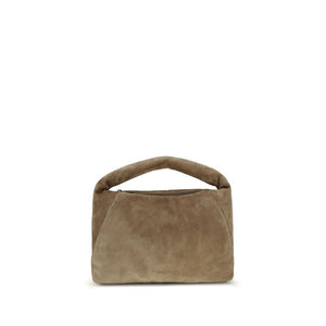Brunello Cucinelli Beige Calf Leather Bos Taurus Handbag