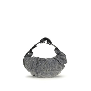 Diesel Silver Cotton Shoulder Bag