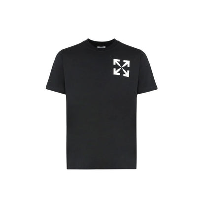 Off-White Black Cotton T-Shirt