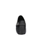 Fendi Black Calfskin Slip-On Loafers