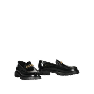 Celine Black Calfskin Slip-On Loafers