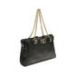 Valentino Garavani Black Lamb Leather Shoulder Bag