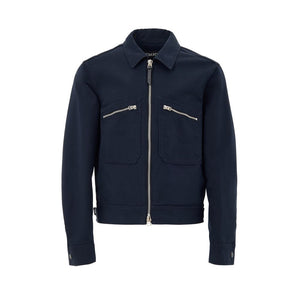 Tom Ford Blue Cotton Shell Jacket