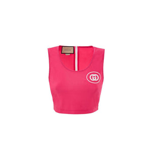 Gucci Fuchsia Polyamide Tank Tops