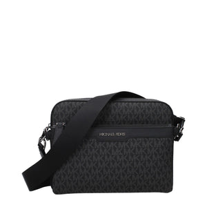 Michael Kors Black Fabric Crossbody Bag