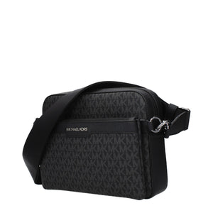 Michael Kors Black Fabric Crossbody Bag