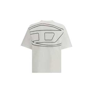 Diesel White Cotton T-Shirt