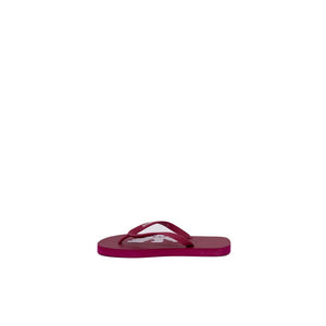 Emporio Armani Underwear Red Rubber Flip-Flop Sandals