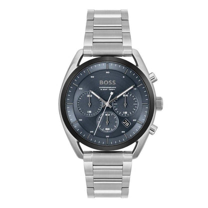 Hugo Boss Gray Stainless Steel Dress Watch