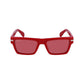 Ferragamo Red Acetate Sunglasses