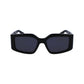 Ferragamo Black Acetate Sunglasses