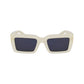 Ferragamo Gray Acetate Sunglasses