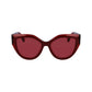 Ferragamo Red Acetate Sunglasses
