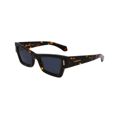 Ferragamo Brown Acetate Sunglasses