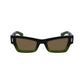 Ferragamo Green Acetate Sunglasses