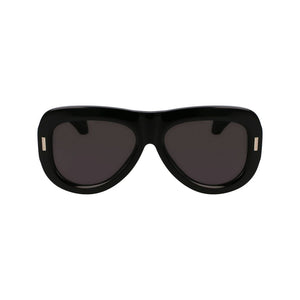 Ferragamo Black Acetate Sunglasses