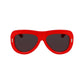 Ferragamo Red Acetate Sunglasses