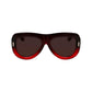 Ferragamo Red Acetate Sunglasses