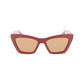 Ferragamo Brown Acetate Sunglasses