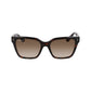 Lacoste Brown Acetate Sunglasses