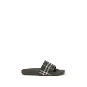 Burberry Green Polyurethane Slippers