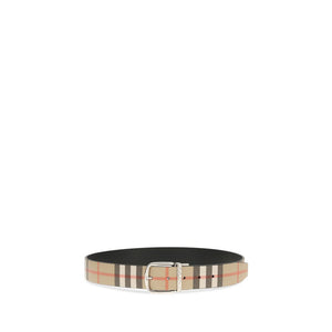 Burberry Multicolor Calf Leather Bos Taurus Belt