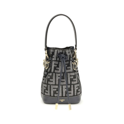 Fendi Blue Fabric Shoulder Bag