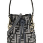 Fendi Blue Fabric Shoulder Bag