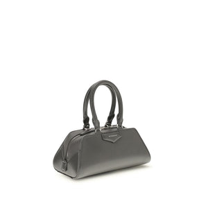 Givenchy Gray Calf Leather Bos Taurus Shoulder Bag
