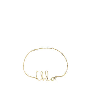 Chloé Gold Brass Thin Belt
