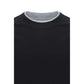 Brunello Cucinelli Black Cotton T-Shirt
