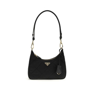 Prada Black Recycled Polyamide Shoulder Bag