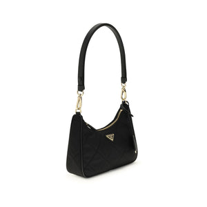 Prada Black Recycled Polyamide Shoulder Bag